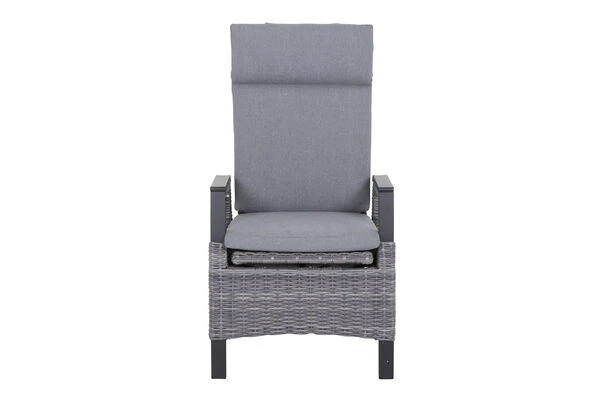 SIENA GARDEN Silva/Solea Dining Set, Anthrazit/grau/blau, Alu/Gardino®-Geflecht/Keramik, 160 X 90cm, Inkl. 6 Diningsessel, Stufenlos Verstellbar 6 SIENA GARDEN Silva/Solea Dining Set, Anthrazit/grau/blau, Alu/Gardino®-Geflecht/Keramik, 160 X 90cm, Inkl. 6 Diningsessel, Stufenlos Verstellbar – Bild 4