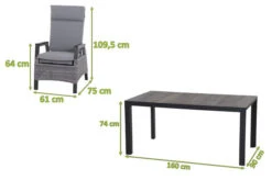SIENA GARDEN Silva/Solea Dining Set, Anthrazit/grau/blau, Alu/Gardino®-Geflecht/Keramik, 160 X 90cm, Inkl. 6 Diningsessel, Stufenlos Verstellbar 21 SIENA GARDEN Silva/Solea Dining Set, Anthrazit/grau/blau, Alu/Gardino®-Geflecht/Keramik, 160 X 90cm, Inkl. 6 Diningsessel, Stufenlos Verstellbar -Gartenmoebel Verkaufs-Shop 23844 5.jpg