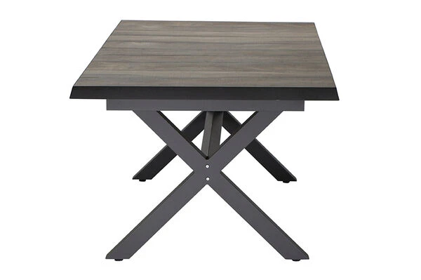 SIENA GARDEN Sincro/Solea Dining Set, Anthrazit/blau/grau, Alu/Gardino®-Geflecht/Keramik, 200-260x103cm, Inkl. 4 Diningsessel, Stufenlos Verstellbar 14 SIENA GARDEN Sincro/Solea Dining Set, Anthrazit/blau/grau, Alu/Gardino®-Geflecht/Keramik, 200-260x103cm, Inkl. 4 Diningsessel, Stufenlos Verstellbar – Bild 12