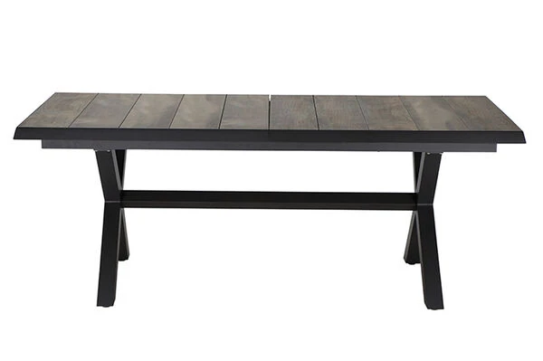 SIENA GARDEN Sincro/Solea Dining Set, Anthrazit/blau/grau, Alu/Gardino®-Geflecht/Keramik, 200-260x103cm, Inkl. 4 Diningsessel, Stufenlos Verstellbar 15 SIENA GARDEN Sincro/Solea Dining Set, Anthrazit/blau/grau, Alu/Gardino®-Geflecht/Keramik, 200-260x103cm, Inkl. 4 Diningsessel, Stufenlos Verstellbar – Bild 13