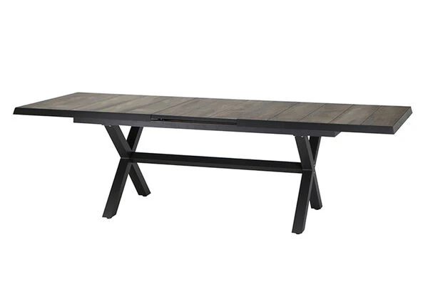 SIENA GARDEN Sincro/Solea Dining Set, Anthrazit/blau/grau, Alu/Gardino®-Geflecht/Keramik, 200-260x103cm, Inkl. 4 Diningsessel, Stufenlos Verstellbar 18 SIENA GARDEN Sincro/Solea Dining Set, Anthrazit/blau/grau, Alu/Gardino®-Geflecht/Keramik, 200-260x103cm, Inkl. 4 Diningsessel, Stufenlos Verstellbar – Bild 16