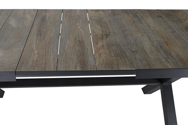 SIENA GARDEN Sincro/Solea Dining Set, Anthrazit/blau/grau, Alu/Gardino®-Geflecht/Keramik, 200-260x103cm, Inkl. 4 Diningsessel, Stufenlos Verstellbar 20 SIENA GARDEN Sincro/Solea Dining Set, Anthrazit/blau/grau, Alu/Gardino®-Geflecht/Keramik, 200-260x103cm, Inkl. 4 Diningsessel, Stufenlos Verstellbar – Bild 18