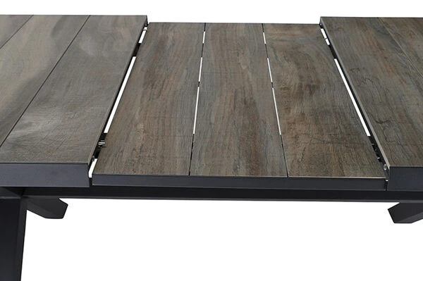 SIENA GARDEN Sincro/Solea Dining Set, Anthrazit/blau/grau, Alu/Gardino®-Geflecht/Keramik, 200-260x103cm, Inkl. 4 Diningsessel, Stufenlos Verstellbar 22 SIENA GARDEN Sincro/Solea Dining Set, Anthrazit/blau/grau, Alu/Gardino®-Geflecht/Keramik, 200-260x103cm, Inkl. 4 Diningsessel, Stufenlos Verstellbar – Bild 20