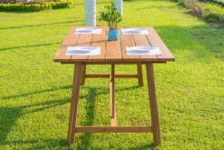 OUTFLEXX Esstischgarnitur, Natur/grau, FSC-Akazienholz/Textilene, 220x100 Cm, 6 Multipositionssessel, Geölt 23 OUTFLEXX Esstischgarnitur, Natur/grau, FSC-Akazienholz/Textilene, 220x100 Cm, 6 Multipositionssessel, Geölt -Gartenmoebel Verkaufs-Shop 23880 10.jpg