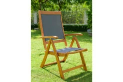 OUTFLEXX Esstischgarnitur, Natur/grau, FSC-Akazienholz/Textilene, 220x100 Cm, 8 Multipositionssessel, Geölt 20 OUTFLEXX Esstischgarnitur, Natur/grau, FSC-Akazienholz/Textilene, 220x100 Cm, 8 Multipositionssessel, Geölt -Gartenmoebel Verkaufs-Shop 23881 07.jpg