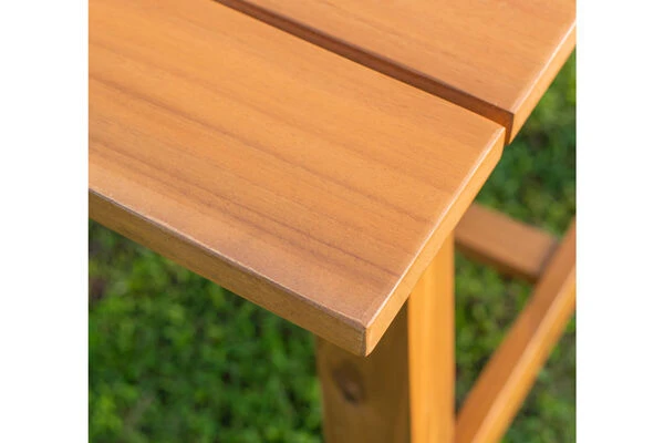 OUTFLEXX Esstischgarnitur, Natur/grau, FSC-Akazienholz/Textilene, 220x100 Cm, 8 Multipositionssessel, Geölt 13 OUTFLEXX Esstischgarnitur, Natur/grau, FSC-Akazienholz/Textilene, 220x100 Cm, 8 Multipositionssessel, Geölt – Bild 11