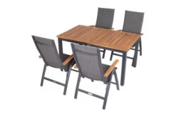 VILLANA Esstischgarnitur, Anthrazit/grau, Alu/ FSC-Akazienholz, Ausziehtisch 150/200 Cm, 4 Multipositionssessel 23 VILLANA Esstischgarnitur, Anthrazit/grau, Alu/ FSC-Akazienholz, Ausziehtisch 150/200 Cm, 4 Multipositionssessel -Gartenmoebel Verkaufs-Shop 23912 14.jpg