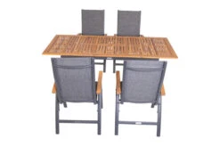 VILLANA Esstischgarnitur, Anthrazit/grau, Alu/ FSC-Akazienholz, Ausziehtisch 150/200 Cm, 4 Multipositionssessel 31 VILLANA Esstischgarnitur, Anthrazit/grau, Alu/ FSC-Akazienholz, Ausziehtisch 150/200 Cm, 4 Multipositionssessel -Gartenmoebel Verkaufs-Shop 23912 17.jpg