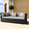 OUTFLEXX Dreisitzer-Sofa, Schwarz, Polyrattan, 210x85x70cm, Inkl. Polster + Wasserfeste Kissenbox 1 OUTFLEXX Dreisitzer-Sofa, Schwarz, Polyrattan, 210x85x70cm, Inkl. Polster + Wasserfeste Kissenbox -Gartenmoebel Verkaufs-Shop 2392 1 BOX 1 CGI.jpg