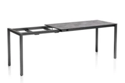 KETTLER Cubic/Basic Plus Esstischgarnitur, Anthrazit, Alu/HPL/Textilene, 140/210x70 Cm, 6 Multipos -Gartenmoebel Verkaufs-Shop 28830 07.jpg