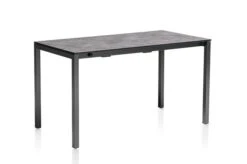 KETTLER Cubic/Basic Plus Esstischgarnitur, Anthrazit, Alu/HPL/Textilene, 140/210x70 Cm, 6 Multipos -Gartenmoebel Verkaufs-Shop 28830 09.jpg