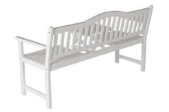 VILLANA Gartenbank, Weiß, Akazienholz, 152 X 59 X 86 Cm, 2-3 Personen, Klapptisch-Funktion 17 VILLANA Gartenbank, Weiß, Akazienholz, 152 X 59 X 86 Cm, 2-3 Personen, Klapptisch-Funktion -Gartenmoebel Verkaufs-Shop 2 13851.jpg
