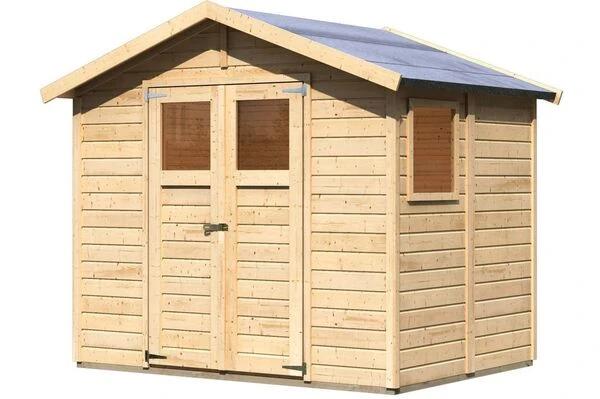 KARIBU Gartenhaus Dalin 1, Fichtenholz 14 Mm, Naturbelassen, Ca. 4,4 M² 4 KARIBU Gartenhaus Dalin 1, Fichtenholz 14 Mm, Naturbelassen, Ca. 4,4 M² – Bild 2