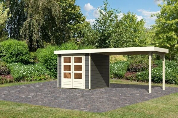 KARIBU Gartenhaus Askola 2, Fichtenholz 19 Mm, Pultdach 4 KARIBU Gartenhaus Askola 2, Fichtenholz 19 Mm, Pultdach – Bild 2