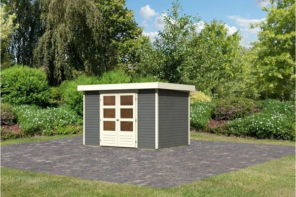 KARIBU Gartenhaus Askola 4, Fichtenholz 19 Mm, Pultdach 4 KARIBU Gartenhaus Askola 4, Fichtenholz 19 Mm, Pultdach – Bild 2