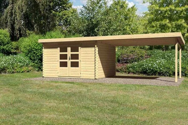 KARIBU Gartenhaus Bastrup 7, Fichtenholz 28 Mm 4 KARIBU Gartenhaus Bastrup 7, Fichtenholz 28 Mm – Bild 2