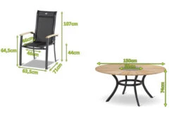 HARTMAN Provence / Alice Sitzgruppe, Xerix/schwarz, Alu/Teakholz, 4x4 Textilen, 5 Stapelsessel, Ø150cm, Inkl. Eiskühler -Gartenmoebel Verkaufs-Shop 2 21190.jpg