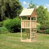 KARIBU Lotti Spielturm, Naturbelassen, Nordische Fichte, 107x107x291cm, Mit Kletterwand ECO -Gartenmoebel Verkaufs-Shop 30401 2 01.jpg