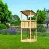 KARIBU Anna Spielturm, Naturbelassen, Nordische Fichte, 107x107x270cm -Gartenmoebel Verkaufs-Shop 30404 01.jpg