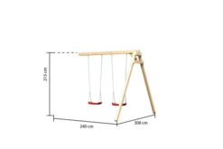KARIBU Anna Spielturm, Naturbelassen, Nordische Fichte, 347x264x270cm, Mit Doppelschaukel 13 KARIBU Anna Spielturm, Naturbelassen, Nordische Fichte, 347x264x270cm, Mit Doppelschaukel -Gartenmoebel Verkaufs-Shop 30406 2 06.jpg