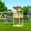 KARIBU Anna Turm, Naturbelassen, Nordische Fichte, 415x264x270cm, Mit Gerüst Und Doppelschaukel 2 KARIBU Anna Turm, Naturbelassen, Nordische Fichte, 415x264x270cm, Mit Gerüst Und Doppelschaukel -Gartenmoebel Verkaufs-Shop 30406 3 01.jpg