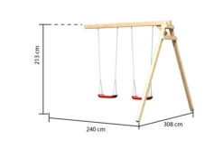 KARIBU Frieda Stelzenhaus, Naturbelassen, Nordische Fichte, 347x264x291cm, Mit Doppelschaukel 10 KARIBU Frieda Stelzenhaus, Naturbelassen, Nordische Fichte, 347x264x291cm, Mit Doppelschaukel -Gartenmoebel Verkaufs-Shop 30413 2 04.jpg
