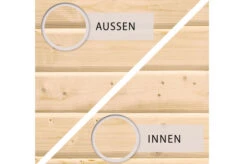 KARIBU Gartenhaus Kastorf 6, Naturbelassen, Fichtenholz 28mm, 305 X 274 X 222 Cm, Flachdach, Inkl. Oberlicht 14 KARIBU Gartenhaus Kastorf 6, Naturbelassen, Fichtenholz 28mm, 305 X 274 X 222 Cm, Flachdach, Inkl. Oberlicht -Gartenmoebel Verkaufs-Shop 30463 1 04.jpg