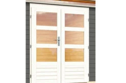 KARIBU Gartenhaus Kastorf 6, Terragrau, Fichtenholz 28mm, 612 X 274 X 222 Cm, Flachdach, Anbau 3,2m 12 KARIBU Gartenhaus Kastorf 6, Terragrau, Fichtenholz 28mm, 612 X 274 X 222 Cm, Flachdach, Anbau 3,2m -Gartenmoebel Verkaufs-Shop 30467 2 02.jpg