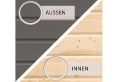 KARIBU Gartenhaus Kastorf 6, Terragrau, Fichtenholz 28mm, 612 X 274 X 222 Cm, Flachdach, Anbau 3,2m 14 KARIBU Gartenhaus Kastorf 6, Terragrau, Fichtenholz 28mm, 612 X 274 X 222 Cm, Flachdach, Anbau 3,2m -Gartenmoebel Verkaufs-Shop 30467 2 04.jpg