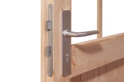 KARIBU Gartenhaus Kastorf 7, Naturbelassen, Fichtenholz 28mm, 702 X 244 X 222 Cm, Flachdach, Anbau 3,2m Mit Rückwand -Gartenmoebel Verkaufs-Shop 30468 3 03.jpg