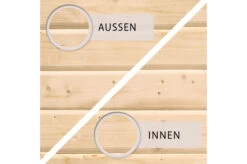 KARIBU Gartenhaus Kastorf 7, Naturbelassen, Fichtenholz 28mm, 702 X 244 X 222 Cm, Flachdach, Anbau 3,2m Mit Rückwand -Gartenmoebel Verkaufs-Shop 30468 3 04.jpg