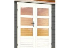 KARIBU Gartenhaus Kastorf 7, Terragrau, Fichtenholz 28mm, 702 X 244 X 222 Cm, Flachdach, Anbau 3,2m Mit Rückwand 12 KARIBU Gartenhaus Kastorf 7, Terragrau, Fichtenholz 28mm, 702 X 244 X 222 Cm, Flachdach, Anbau 3,2m Mit Rückwand -Gartenmoebel Verkaufs-Shop 30468 4 02.jpg