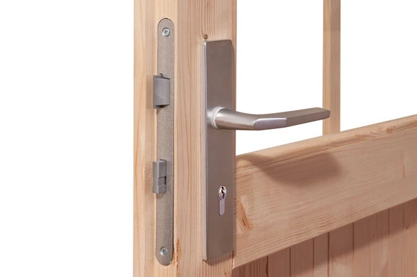 KARIBU Gartenhaus Kastorf 7, Terragrau, Fichtenholz 28mm, 702 X 244 X 222 Cm, Flachdach, Anbau 3,2m Mit Rück- Und Seitenwand 5 KARIBU Gartenhaus Kastorf 7, Terragrau, Fichtenholz 28mm, 702 X 244 X 222 Cm, Flachdach, Anbau 3,2m Mit Rück- Und Seitenwand – Bild 3