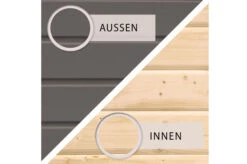 KARIBU Gartenhaus Kastorf 7, Terragrau, Fichtenholz 28mm, 702 X 244 X 222 Cm, Flachdach, Anbau 3,2m Mit Rück- Und Seitenwand 14 KARIBU Gartenhaus Kastorf 7, Terragrau, Fichtenholz 28mm, 702 X 244 X 222 Cm, Flachdach, Anbau 3,2m Mit Rück- Und Seitenwand -Gartenmoebel Verkaufs-Shop 30469 4 04.jpg