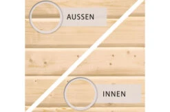 KARIBU Gartenhaus Radeburg 1, Naturbelassen, Fichtenholz 40mm, 664 X 309 X 229,5 Cm, Pultdach, Anbau 3,3m -Gartenmoebel Verkaufs-Shop 30474 1 04.jpg