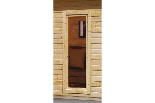 KARIBU Gartenhaus Radeburg 2, Naturbelassen, Fichtenholz 40mm, 406 X 309 X 229,5 Cm, Pultdach, Inkl. 2 Drehkippfenster 5 KARIBU Gartenhaus Radeburg 2, Naturbelassen, Fichtenholz 40mm, 406 X 309 X 229,5 Cm, Pultdach, Inkl. 2 Drehkippfenster – Bild 3