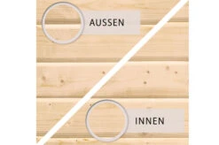 KARIBU Gartenhaus Radeburg 3, Naturbelassen, Fichtenholz 40mm, 406 X 369 X 229,5 Cm, Pultdach, Inkl. 2 Drehkippfenster -Gartenmoebel Verkaufs-Shop 30476 3 06.jpg