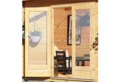 KARIBU Gartenhaus Radeburg 4, Naturbelassen, Fichtenholz 40mm, 528 X 368 X 231 Cm, Flachdach, Inkl. 2 Drehkippfenster 17 KARIBU Gartenhaus Radeburg 4, Naturbelassen, Fichtenholz 40mm, 528 X 368 X 231 Cm, Flachdach, Inkl. 2 Drehkippfenster -Gartenmoebel Verkaufs-Shop 30476 5 03.jpg