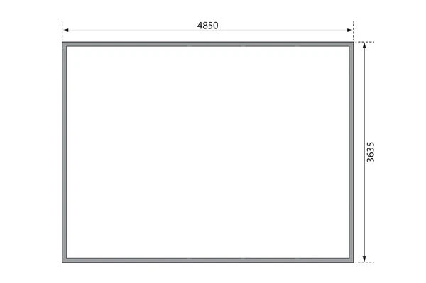 KARIBU Gartenhaus Radeburg 4, Naturbelassen, Fichtenholz 40mm, 528 X 368 X 231 Cm, Flachdach, Inkl. 2 Drehkippfenster 10 KARIBU Gartenhaus Radeburg 4, Naturbelassen, Fichtenholz 40mm, 528 X 368 X 231 Cm, Flachdach, Inkl. 2 Drehkippfenster – Bild 8
