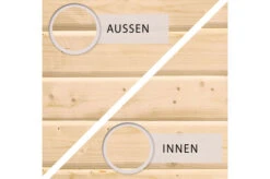 KARIBU Gartenhaus Radeburg 2, Naturbelassen, Fichtenholz 40mm, 724 X 309 X 229,5 Cm, Pultdach, Anbau 3,3m 18 KARIBU Gartenhaus Radeburg 2, Naturbelassen, Fichtenholz 40mm, 724 X 309 X 229,5 Cm, Pultdach, Anbau 3,3m -Gartenmoebel Verkaufs-Shop 30477 1 06.jpg