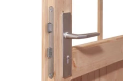 KARIBU Gartenhaus Radeburg 3, Terragrau, Fichtenholz 40mm, 724 X 369 X 229,5 Cm, Pultdach, Anbau 3,3m 16 KARIBU Gartenhaus Radeburg 3, Terragrau, Fichtenholz 40mm, 724 X 369 X 229,5 Cm, Pultdach, Anbau 3,3m -Gartenmoebel Verkaufs-Shop 30479 2 04.jpg