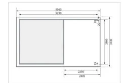KARIBU Gartenhaus Askola 6, Terragrau, Fichtenholz 19mm, 334 X 306 X 216 Cm, Flachdach, Anbau 2,4m Mit Rückwand 17 KARIBU Gartenhaus Askola 6, Terragrau, Fichtenholz 19mm, 334 X 306 X 216 Cm, Flachdach, Anbau 2,4m Mit Rückwand -Gartenmoebel Verkaufs-Shop 30537 12 06.jpg