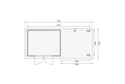 KARIBU Gartenhaus Askola 4, Terragrau, Fichtenholz 19mm, 591,5 X 217 X 211 Cm, Flachdach, Seitlicher Anbau 2,8m Mit Rückwand 17 KARIBU Gartenhaus Askola 4, Terragrau, Fichtenholz 19mm, 591,5 X 217 X 211 Cm, Flachdach, Seitlicher Anbau 2,8m Mit Rückwand -Gartenmoebel Verkaufs-Shop 30540 8 06.jpg