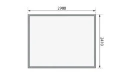 KARIBU Gartenhaus Kerko 5, Naturbelassen, Fichtenholz 19mm, 329 X 246 X 210 Cm, Flachdach, Doppelflügeltür 17 KARIBU Gartenhaus Kerko 5, Naturbelassen, Fichtenholz 19mm, 329 X 246 X 210 Cm, Flachdach, Doppelflügeltür -Gartenmoebel Verkaufs-Shop 30542 1 06.jpg