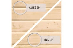 KARIBU Gartenhaus Kerko 5, Naturbelassen, Fichtenholz 19mm, 554 X 246 X 210 Cm, Flachdach, Anbau 2,4m 15 KARIBU Gartenhaus Kerko 5, Naturbelassen, Fichtenholz 19mm, 554 X 246 X 210 Cm, Flachdach, Anbau 2,4m -Gartenmoebel Verkaufs-Shop 30543 1 04.jpg