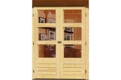 KARIBU Gartenhaus Kerko 3, Naturbelassen, Fichtenholz 19mm, 528,5 X 217 X 211 Cm, Flachdach, Anbau 2,8m Mit Rückwand -Gartenmoebel Verkaufs-Shop 30547 1 02.jpg