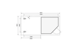 KARIBU Gartenhaus Schwandorf 3 , Terragrau, Fichtenholz 19mm, 467 X 217 X 218 Cm, Flachdach, Anbau 2,4m Mit Rückwand 17 KARIBU Gartenhaus Schwandorf 3 , Terragrau, Fichtenholz 19mm, 467 X 217 X 218 Cm, Flachdach, Anbau 2,4m Mit Rückwand -Gartenmoebel Verkaufs-Shop 30549 2 06.jpg