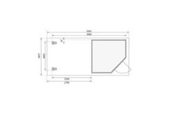 KARIBU Gartenhaus Schwandorf 3, Terragrau, Fichtenholz 19mm, 504,5 X 217 X 218 Cm, Flachdach, Anbau 2,8m Mit Rückwand 17 KARIBU Gartenhaus Schwandorf 3, Terragrau, Fichtenholz 19mm, 504,5 X 217 X 218 Cm, Flachdach, Anbau 2,8m Mit Rückwand -Gartenmoebel Verkaufs-Shop 30551 2 06.jpg