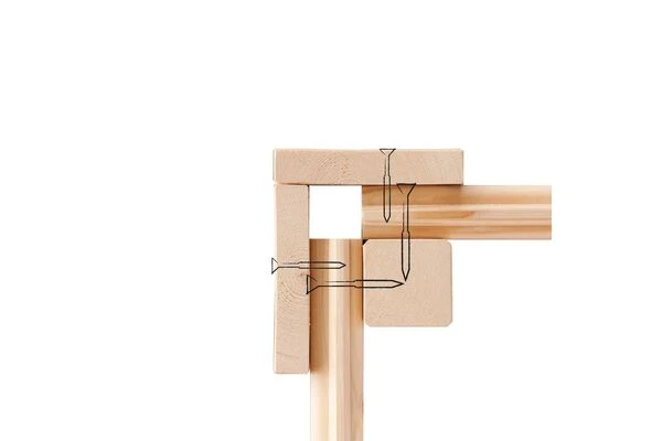 KARIBU Gartenhaus Schwandorf5 , Naturbelassen, Fichtenholz 19mm, 530 X 246 X 218 Cm, Flachdach, Anbau 2,8m Mit Rück- Und Seitenwand 9 KARIBU Gartenhaus Schwandorf5 , Naturbelassen, Fichtenholz 19mm, 530 X 246 X 218 Cm, Flachdach, Anbau 2,8m Mit Rück- Und Seitenwand – Bild 7