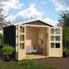 KARIBU Gartenhaus Amberg 3, Terragrau, Fichtenholz 19mm, 272 X 186 X 209 Cm, Satteldach, Doppelflügeltür -Gartenmoebel Verkaufs-Shop 30553 1 01.jpg